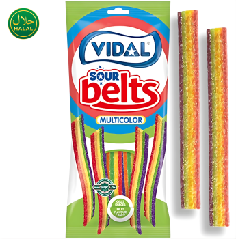 VIDAL - Sour Belts Multicolor HALAL 90g